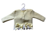 Bow Cardigan Lemon