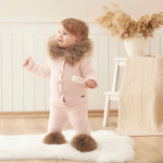 Real fur dungaree amd coat