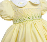 Lemon smock dress