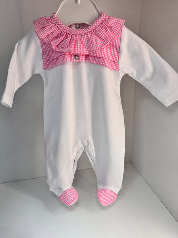 Becky babygrow pink