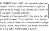 Zoe weighted doll