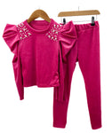 Pearl velour loungewear