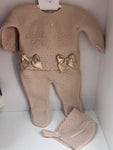 Knitted bow set