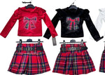 Cody skirt sets red