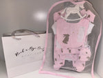 ) 5 piece gift bag babygrow set