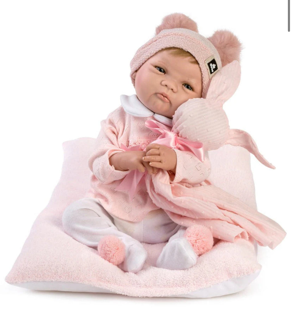Acheter Baby Doll Reborn Alba Pink 40 cm. avec coussin Arias 98121 Acheter Baby Doll Reborn Alba Pink 40 cm. avec coussin Arias 98121