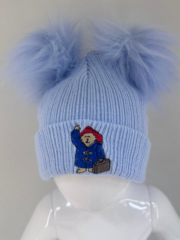 Pooh  fur hat and scarf set