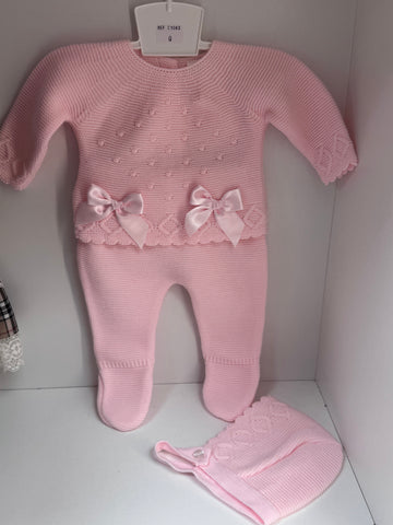 Knitted bow set