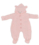 Pram sleep onesie pink