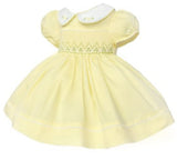 Lemon smock dress