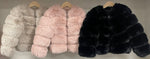 Cindy fur coat pink