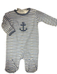 Sailor baby grow