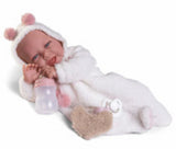 Carla newborn baby doll with weighted cushion