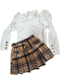 Checker skirt set