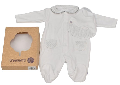 Velour babygrow