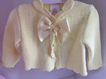 Bow Cardigan dark Lemon