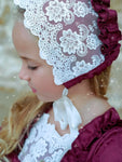 Ella confeccion collection comes withbonnet up to age 4 bow age5and 6 years