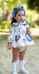 Ella confeccion collection comes withbonnet up to age 4 bow age5and 6 years