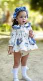 Ella confeccion collection comes withbonnet up to age 4 bow age5and 6 years