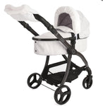 Egg dolls pram silver fur accessories sold separate deposits and payment paid will be non refundable