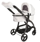 Egg dolls pram silver fur accessories sold separate deposits and payment paid will be non refundable