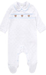 Teddy smock  babygrow