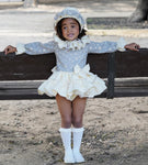 Ella confeccion collection comes withbonnet or bow