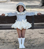 Ella confeccion collection comes withbonnet or bow