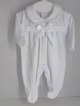 Neveah velour babygrow