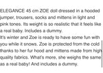 Zoe weighted doll