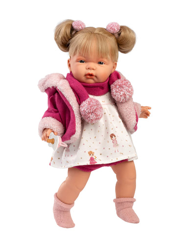 Joelle crying     doll