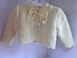 lemon bow cardigan