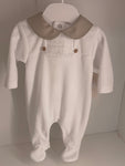 Ben velour babygrow