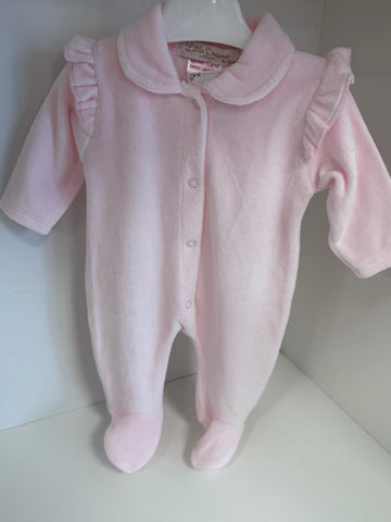 Velour babygrow