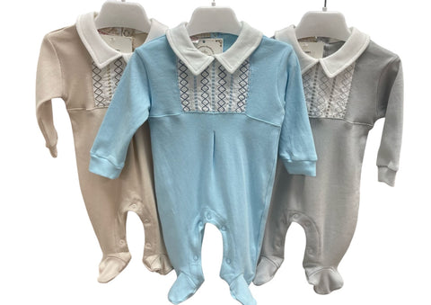 Cry babygrow grey