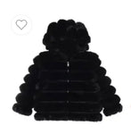 Kids bubble fur coat