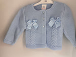 Blue  bow cardigan