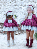 Ella confeccion collection comes withbonnet up to age 4 bow age5and 6 years