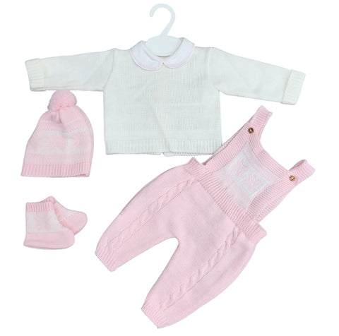 Knitted onesie hat and shoes included