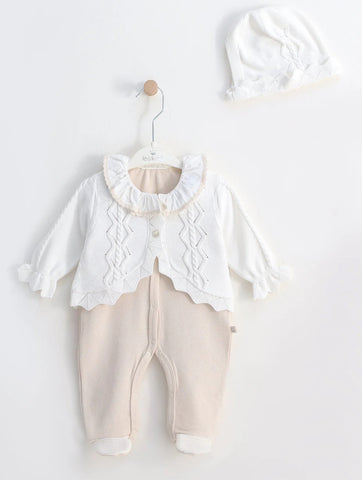 Leo king soft cotton babygrow set