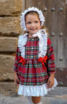 Ella confeccion collection comes withbonnet up to age 4 bow age5and 6 years