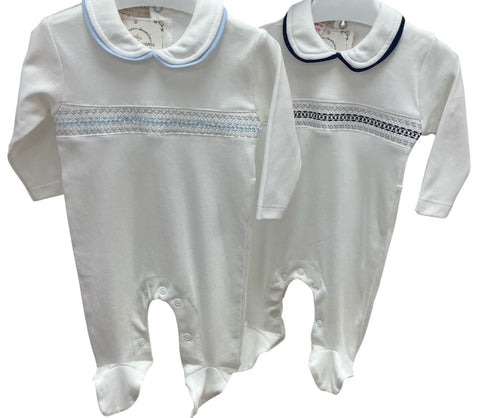 Wilder  navy babygrow