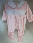 Bird smock babygrow
