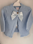 Blue  bow cardigan