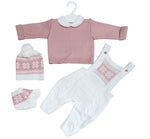 Knitted onesie hat and shoes included