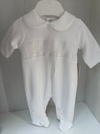 Hudson babygrow white