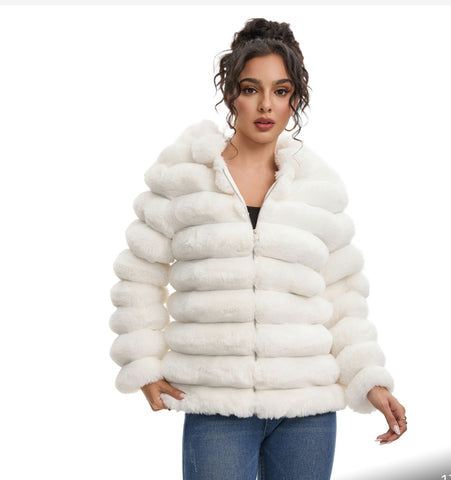Women’s bubble fur jacket