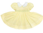 Lemon smock dress