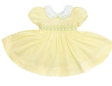 Lemon smock dress