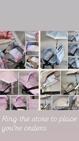 Spanishcar seat covers fits Doona  pram can be customised as shown in picture